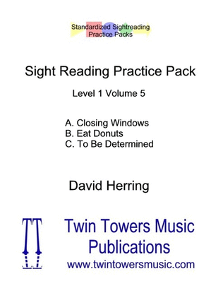 Sight Reading Practice Pack Level 1 Volume 5