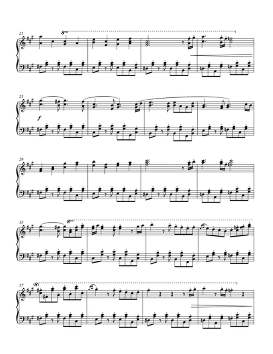 Scarlet Forest (DELTARUNE - Piano Sheet Music)