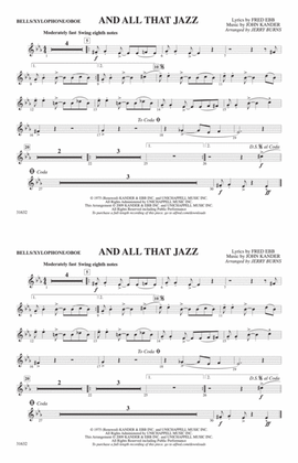 And All That Jazz (from Chicago): Bells/Xylophone/Oboe