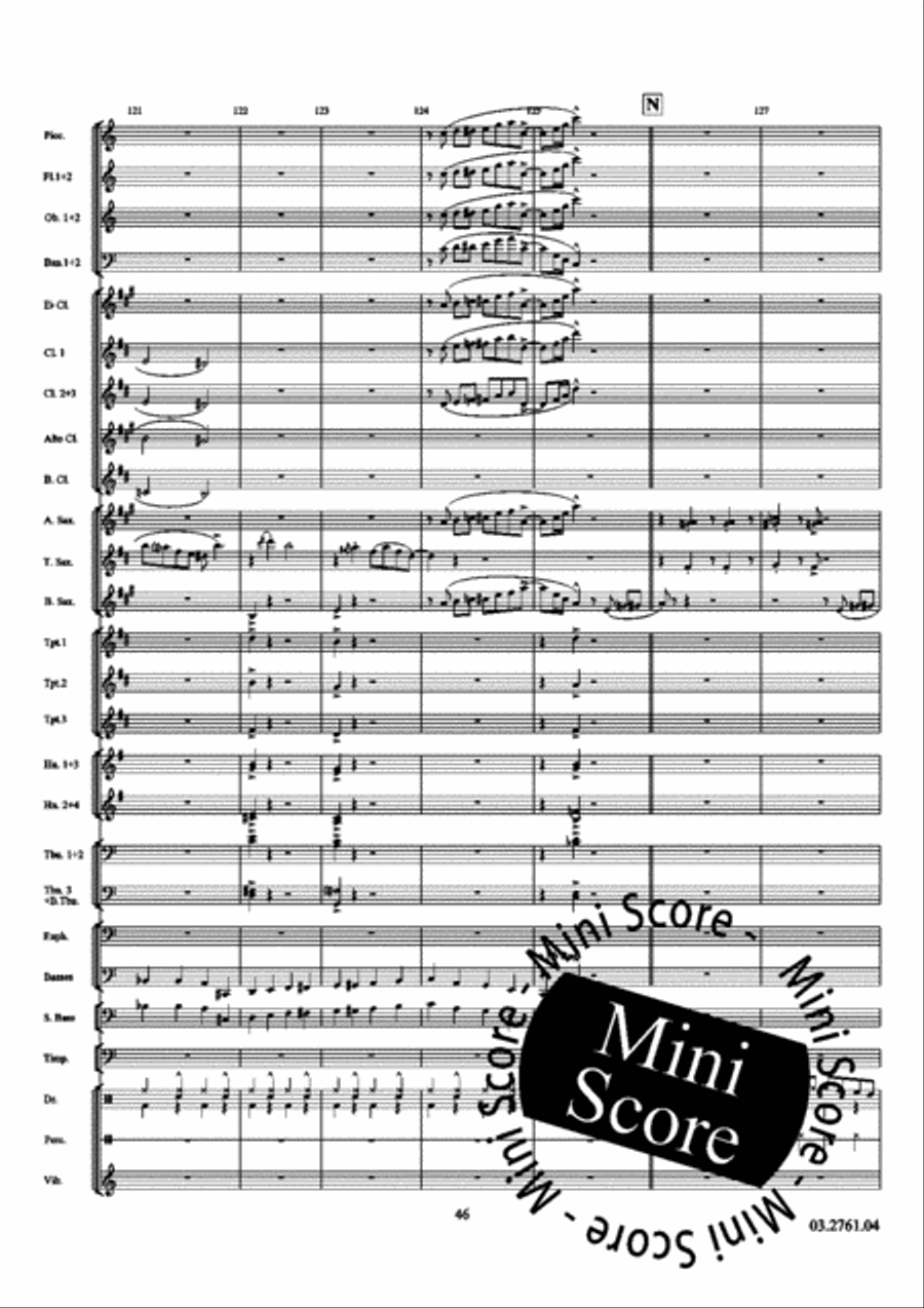 All Blue All Blue Concert Band scores gallery preview page 52