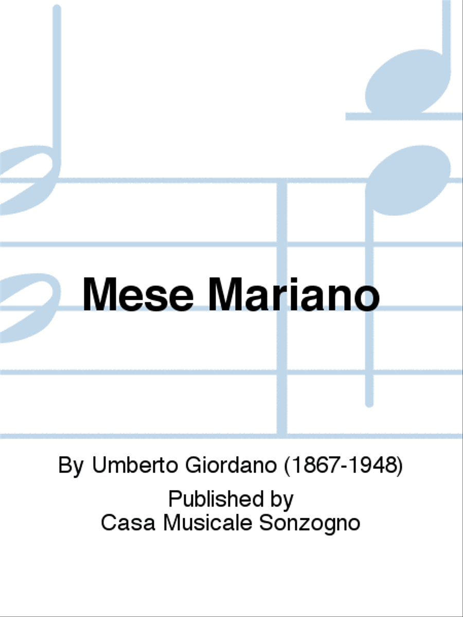 Mese Mariano Blessed Virgin Mary scores gallery preview page 1