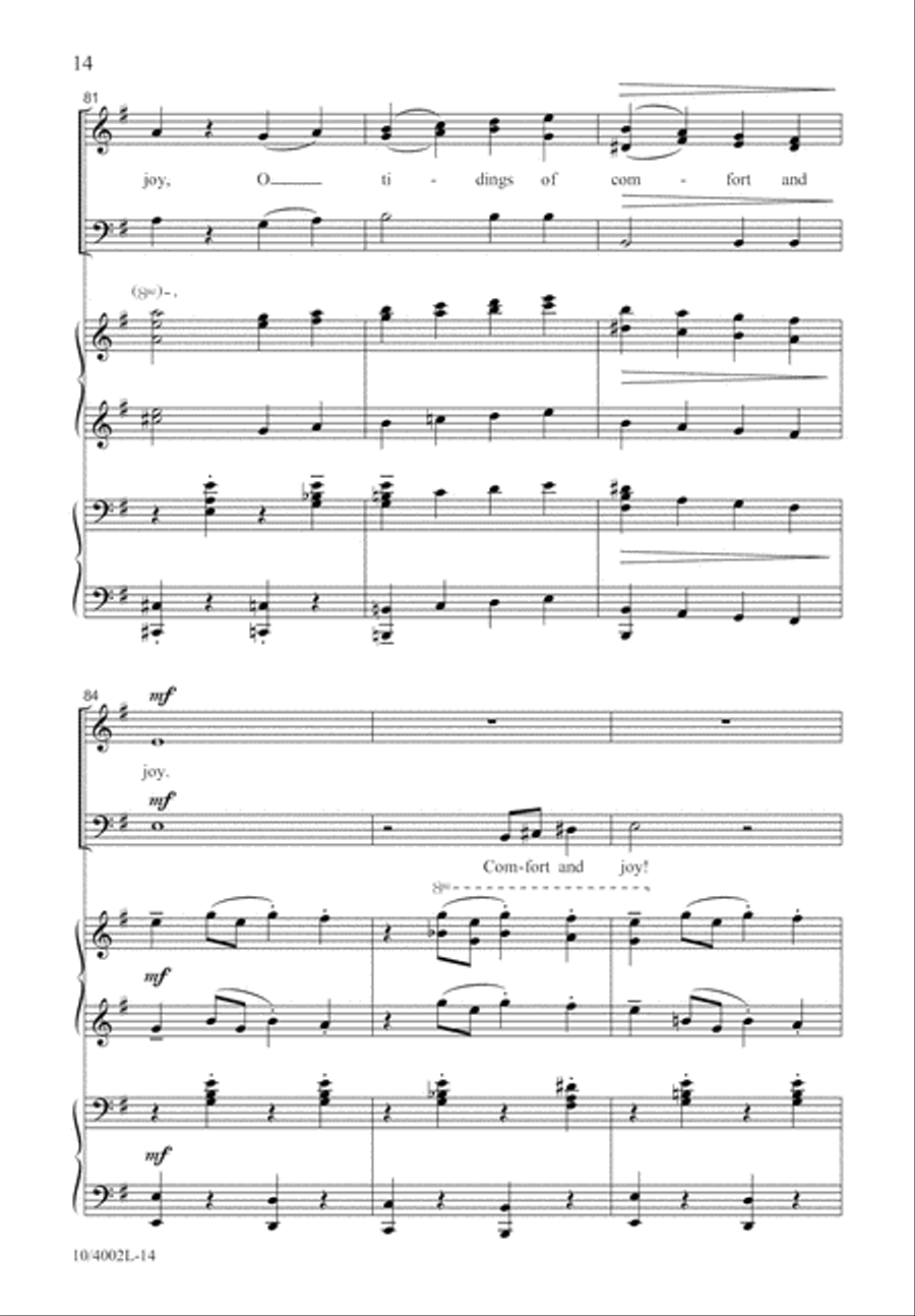 God Rest You Merry, Gentlemen 3-Part scores gallery preview page 15
