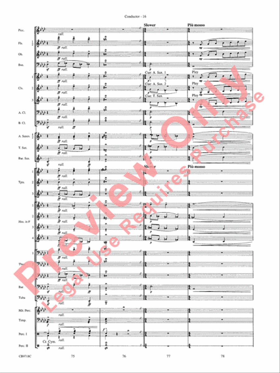 Gershwin! (Medley) Gershwin! (Medley) Concert Band scores gallery preview page 19