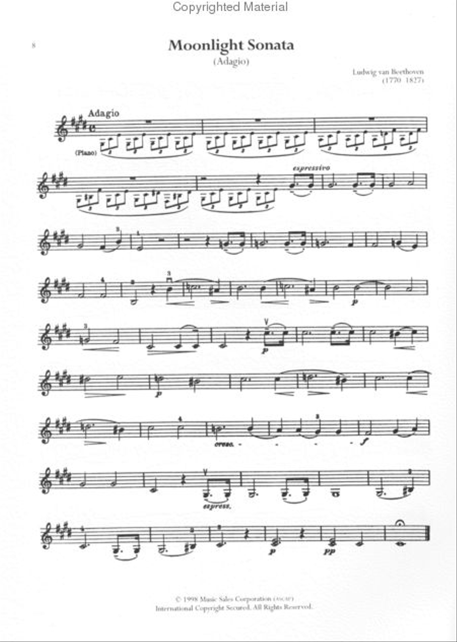 The Library of Violin Classics Violin Solo scores gallery preview page 6