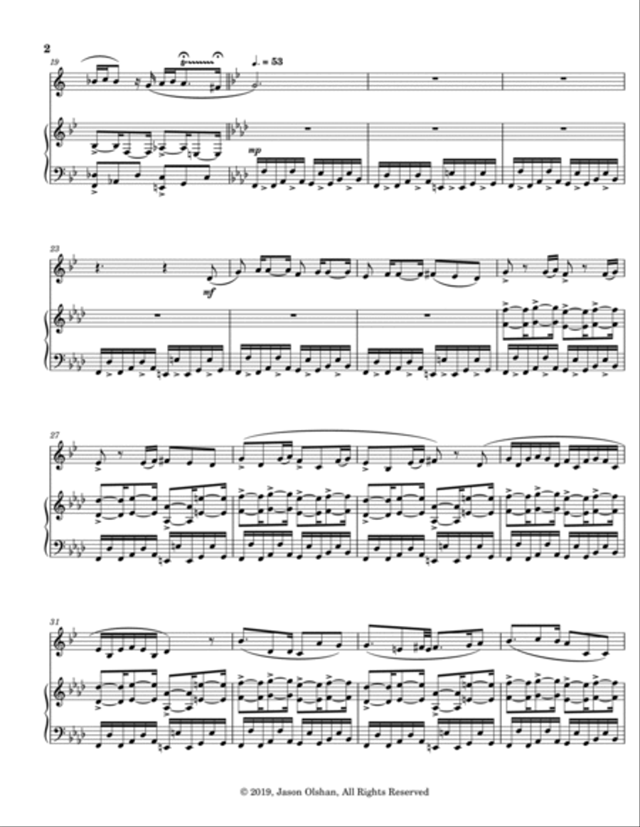 Trompetenlied Trumpet Duet scores gallery preview page 2