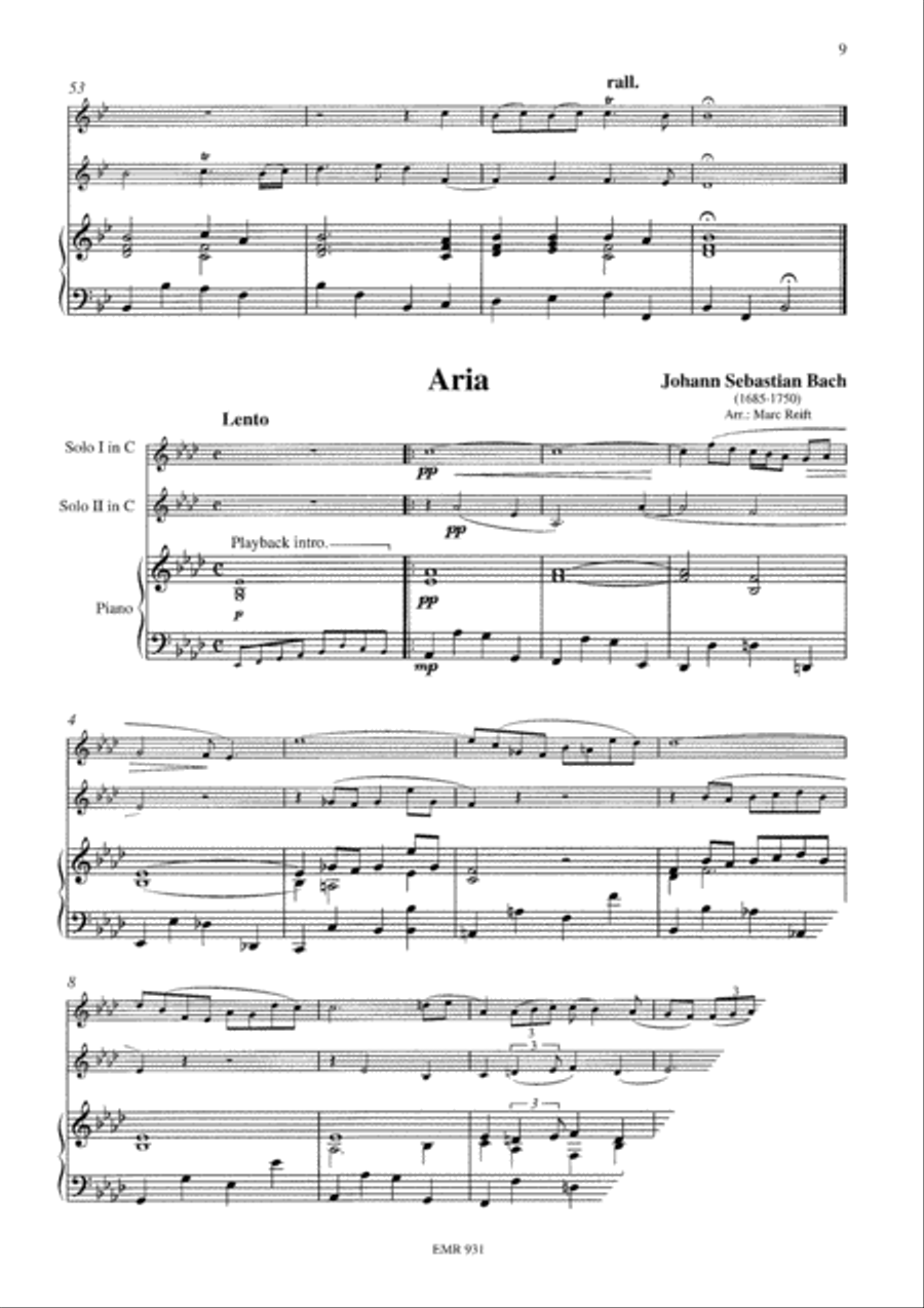 Wedding Music Brass Ensemble scores gallery preview page 5