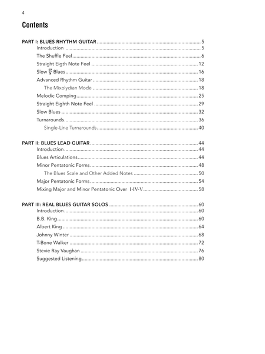 Real Blues Guitar Electric Guitar scores gallery preview page 2