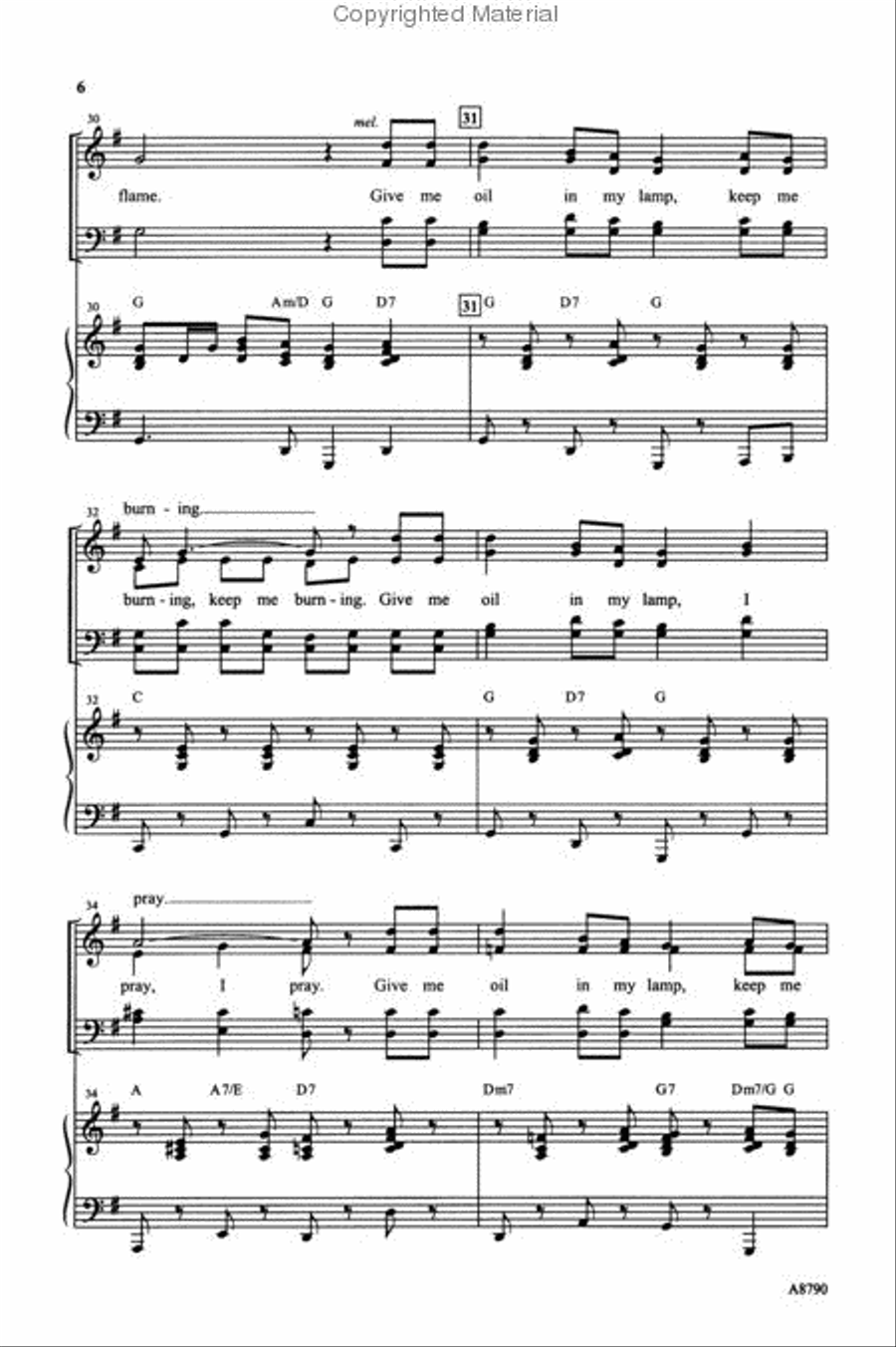 Let the Flame Burn Brightly Choir scores gallery preview page 3