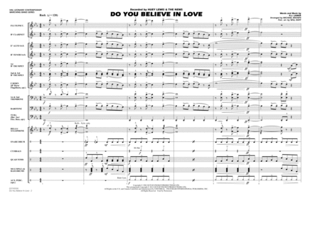 Do You Believe In Love - Full Score image number null