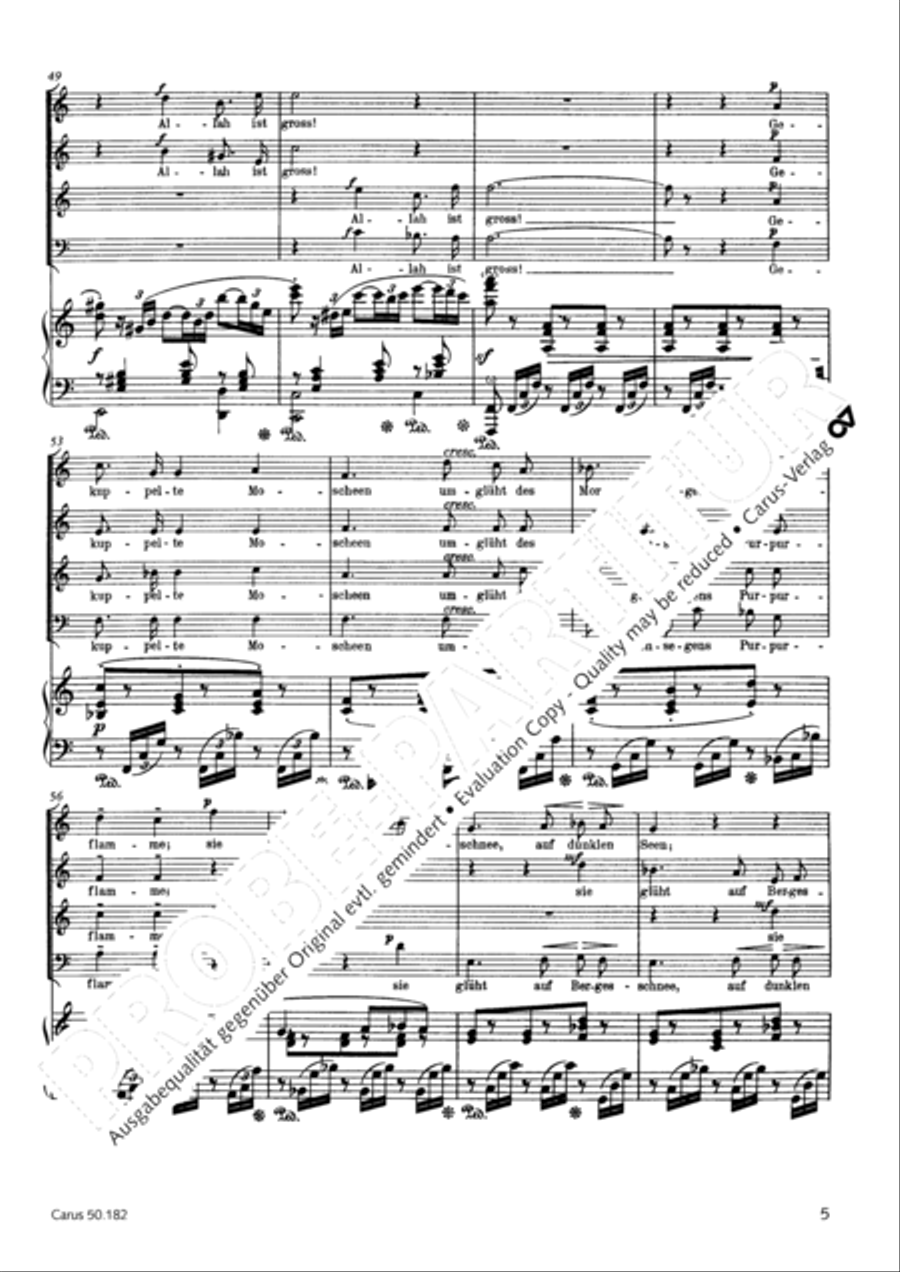 Vom Goldenen Horn 4-Part scores gallery preview page 8