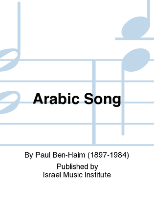 Book cover for Arabic Song