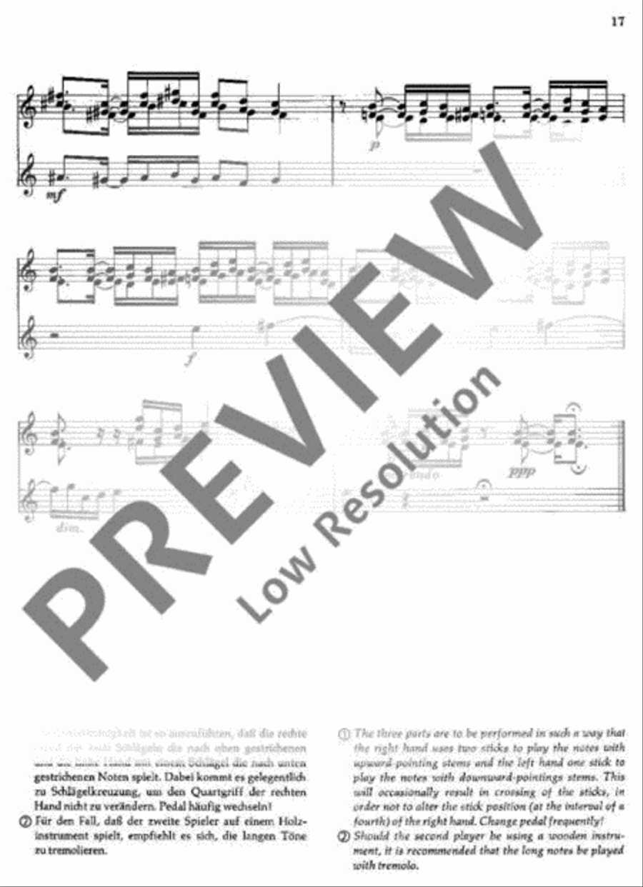 Musik für Mallets Marimba scores gallery preview page 18