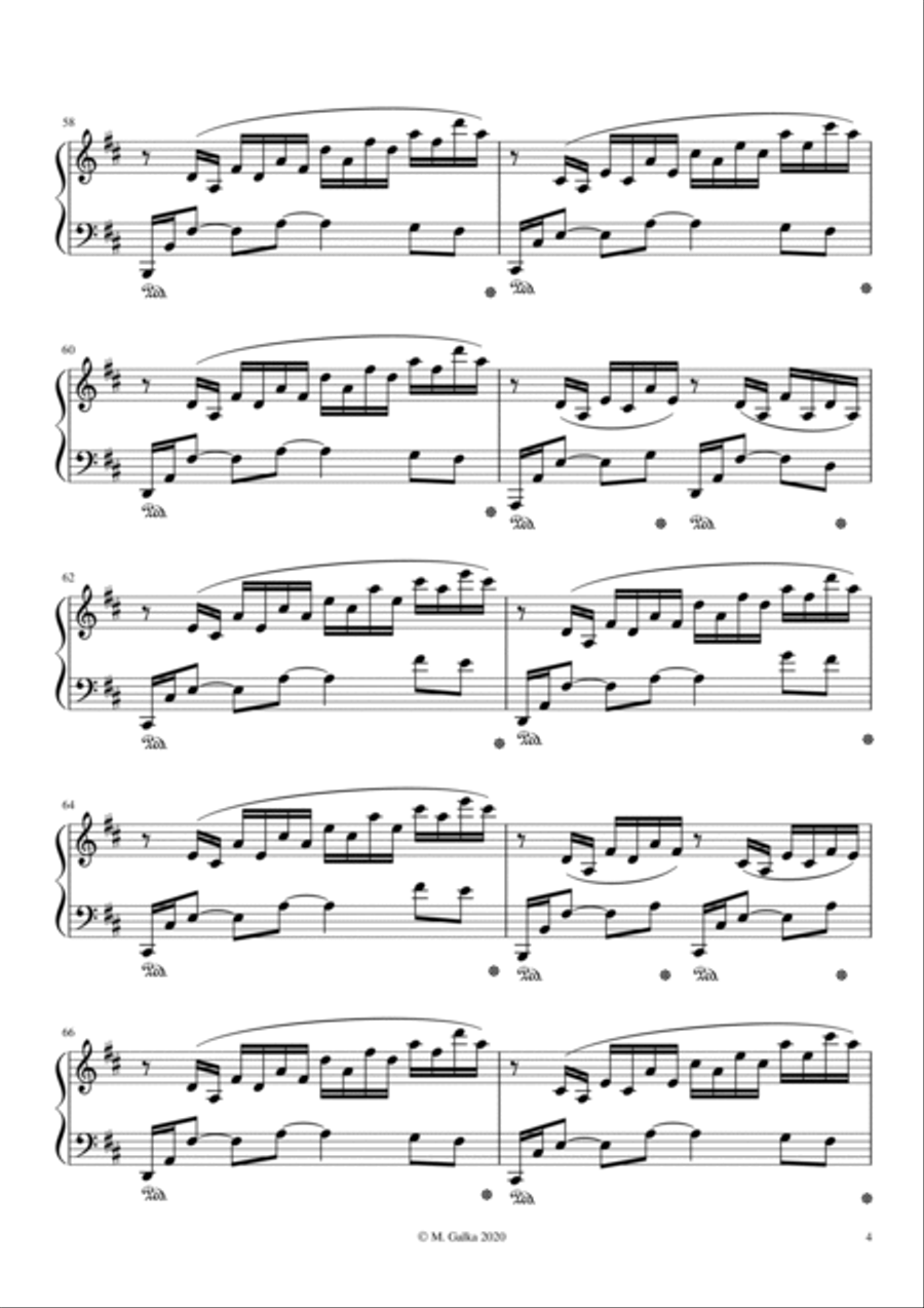 Ode to Joy Piano Variations Piano Solo scores gallery preview page 4
