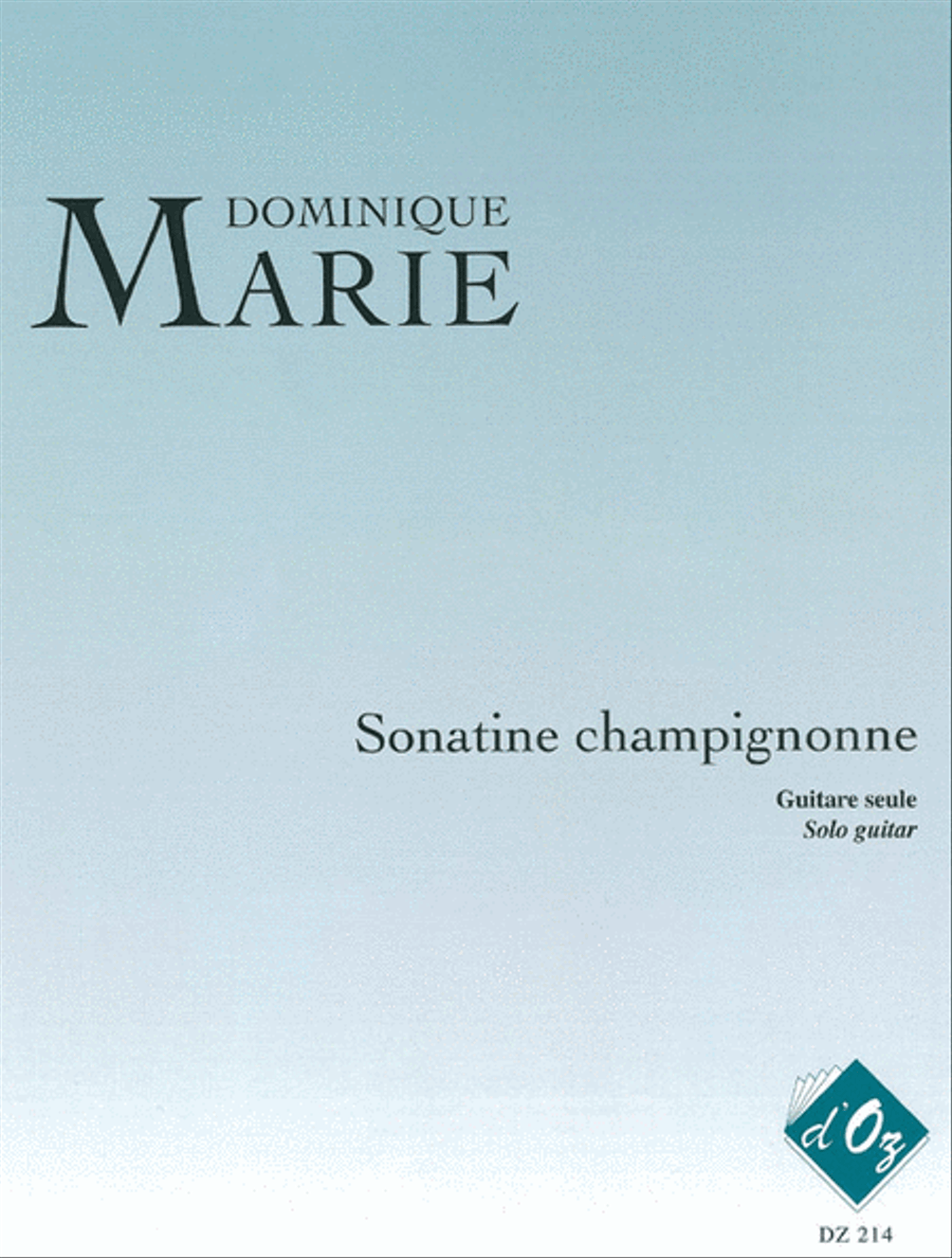 Sonatine champignonne Classical Guitar scores gallery preview page 1
