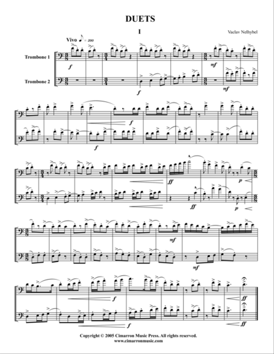 Duets Brass Duet scores gallery preview page 1