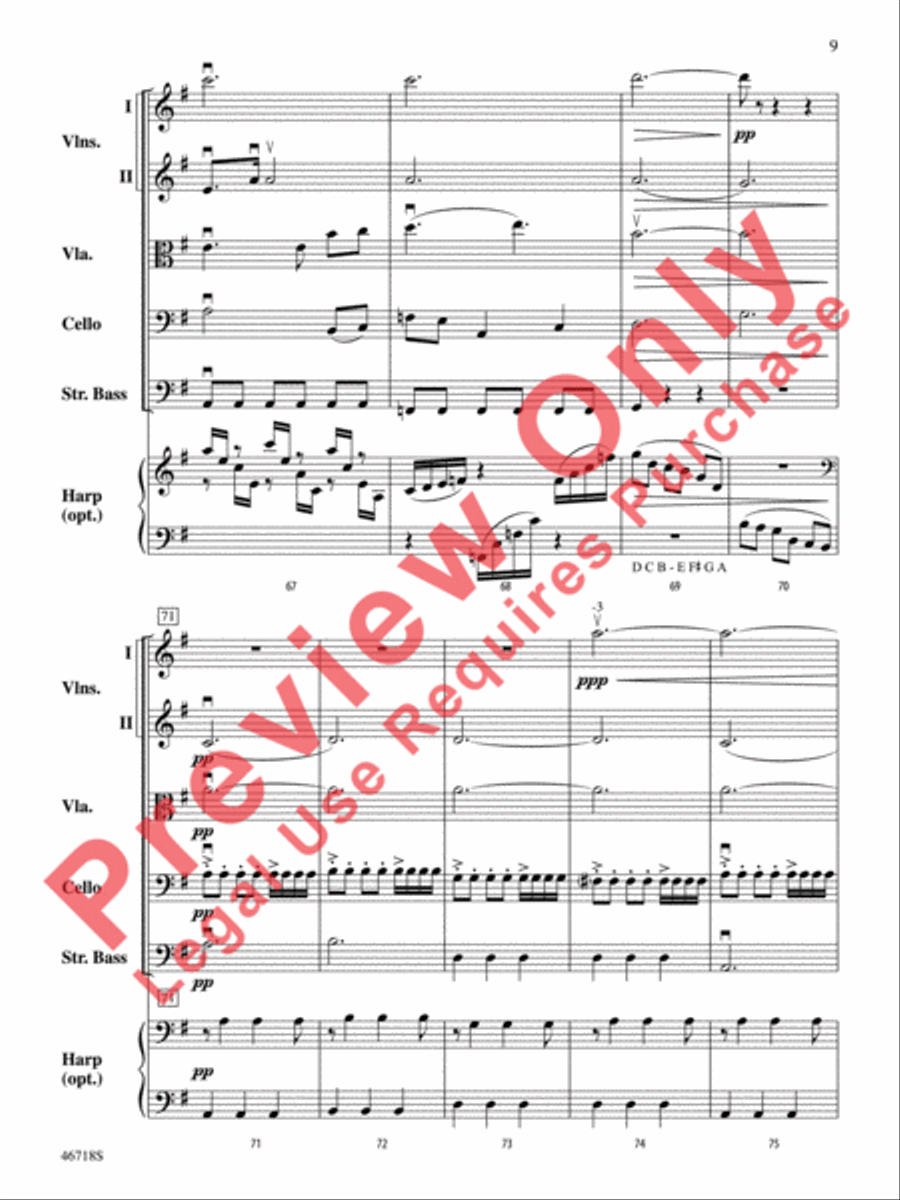 North of the Mountain North of the Mountain String Orchestra scores gallery preview page 10