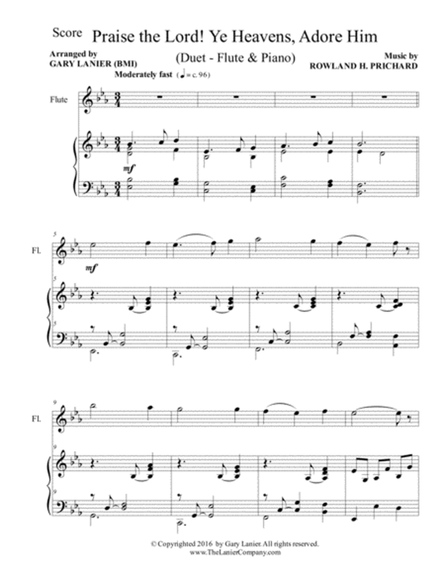3 Hymns of Praise & Encouragement (Duets for Flute and Piano) image number null