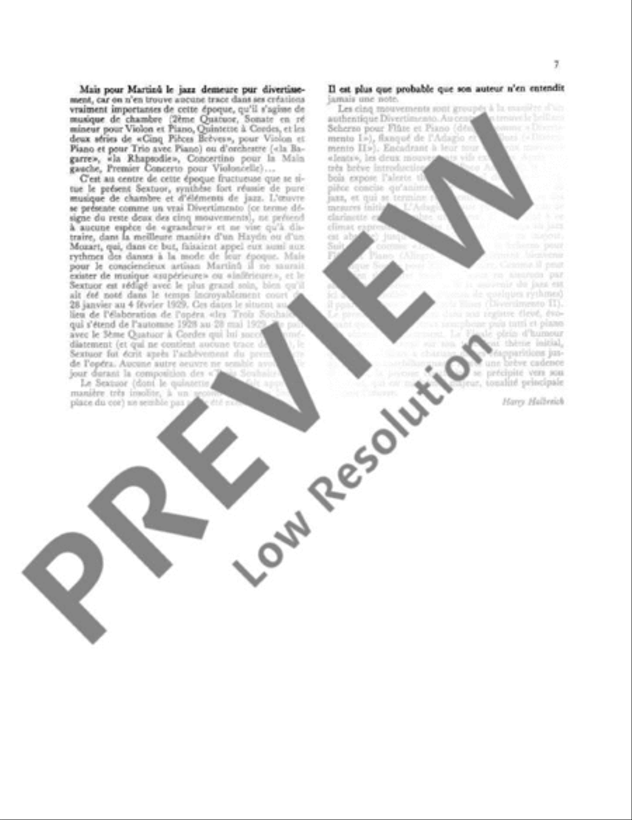 Sextet Sextet Bassoon scores gallery preview page 8