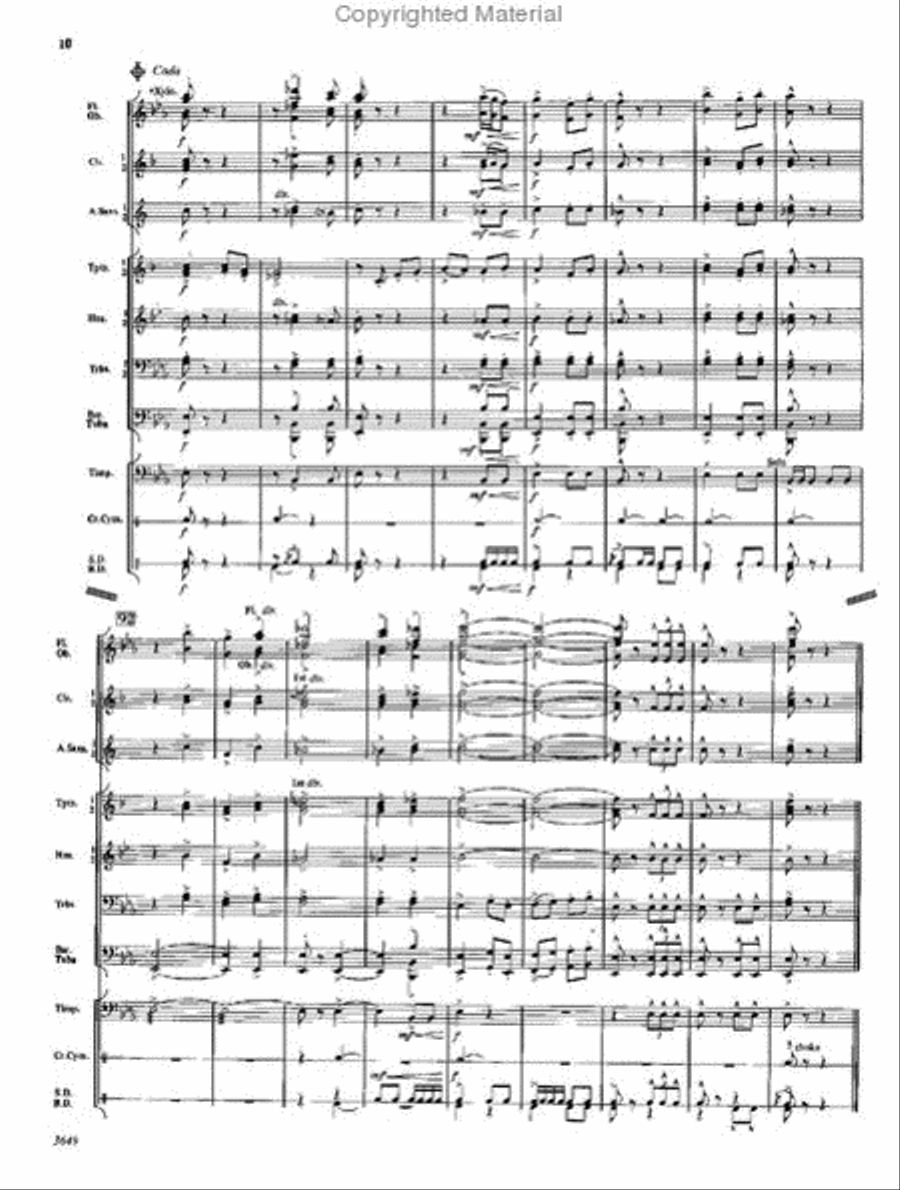 Triumphant Spirit by James Swearingen Concert Band - Sheet Music page 9