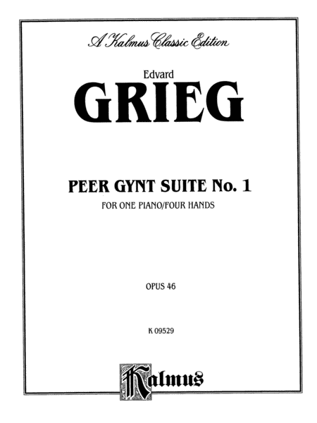 Peer Gynt Suite No. 1, Op. 46 image number null