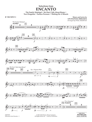 Selections from Encanto (arr. Paul Murtha) - Bb Trumpet 2