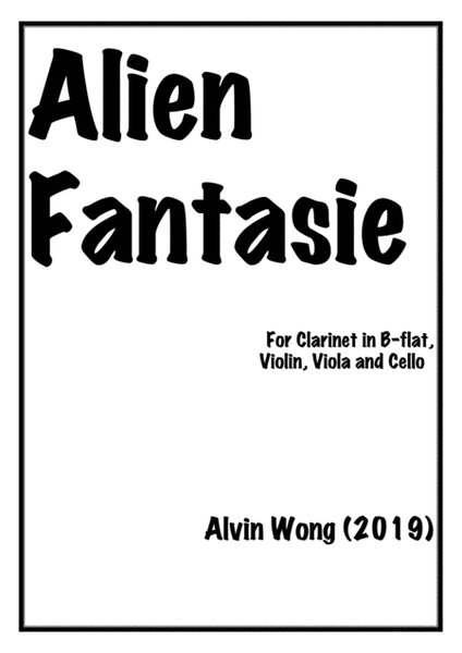 Alien Fantasie - Clarinet with String Trio image number null