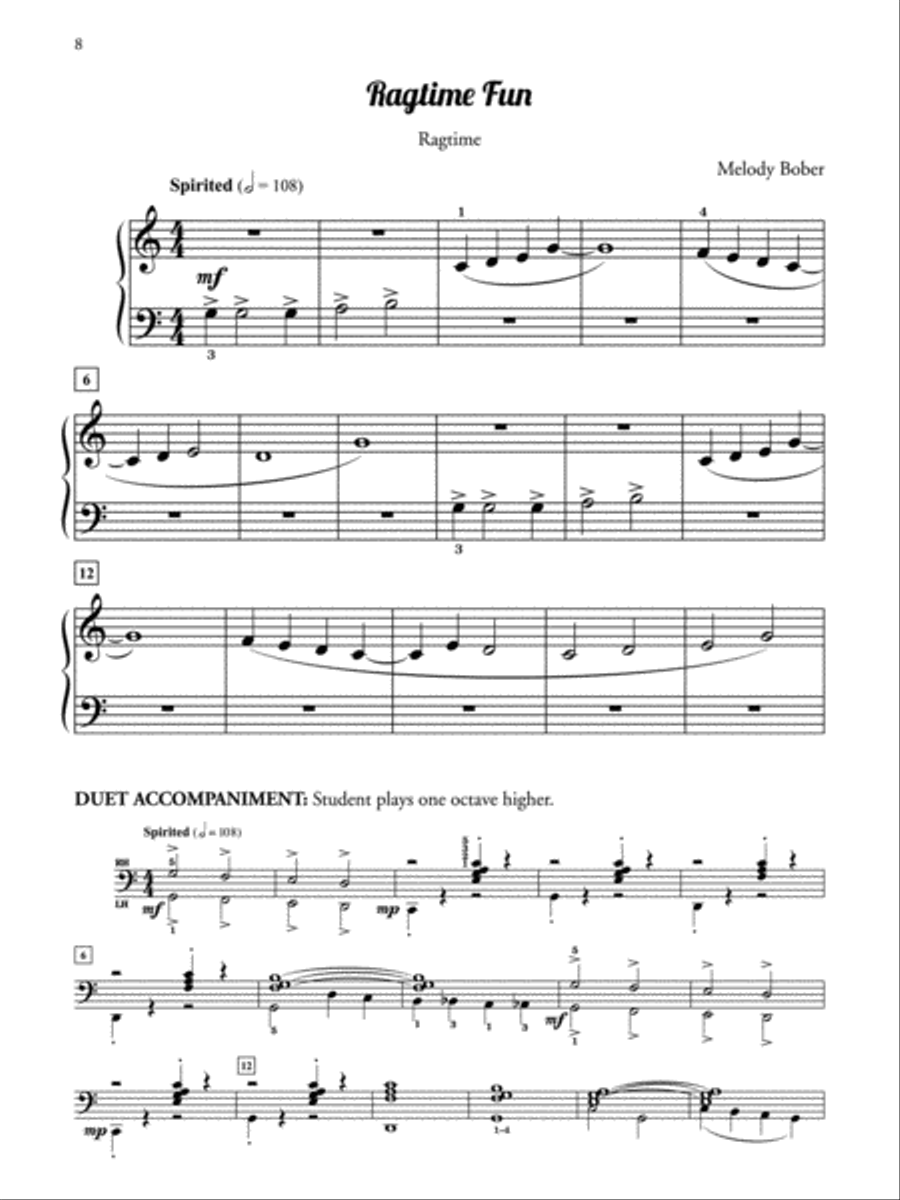 A Perfect 10, Book 1 Easy Piano scores gallery preview page 6