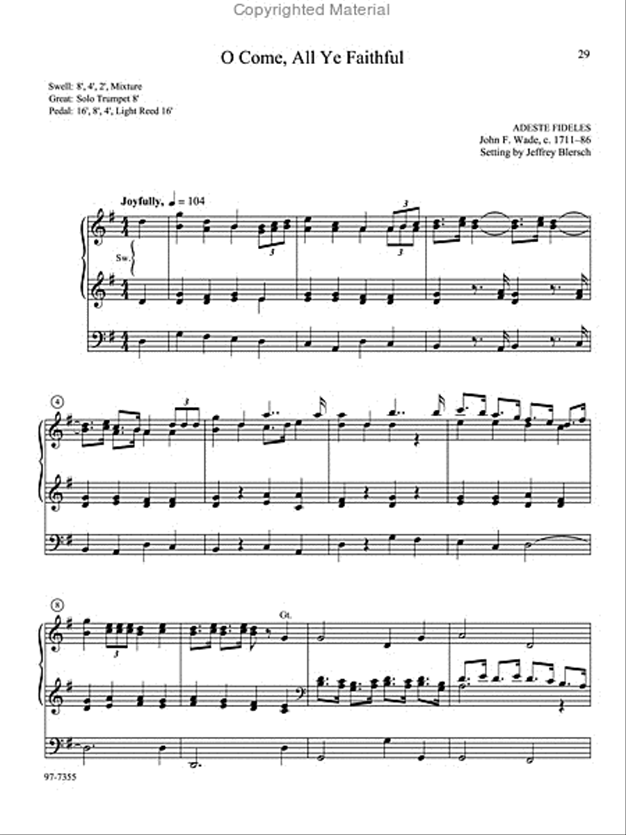 On Christmas Night: Eight Carols for Organ On Christmas Night: Eight Carols for Organ Organ Solo scores gallery preview page 7