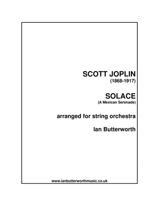 JOPLIN Solace (Mexican Serenade) for string orchestra