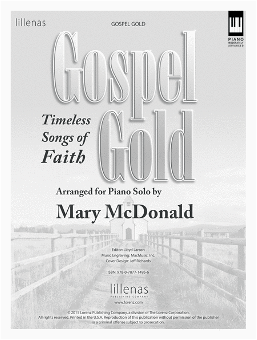 Gospel Gold (Digital Download) Piano Solo scores gallery preview page 1