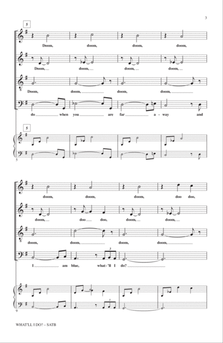 What'll I Do 4-Part scores gallery preview page 2