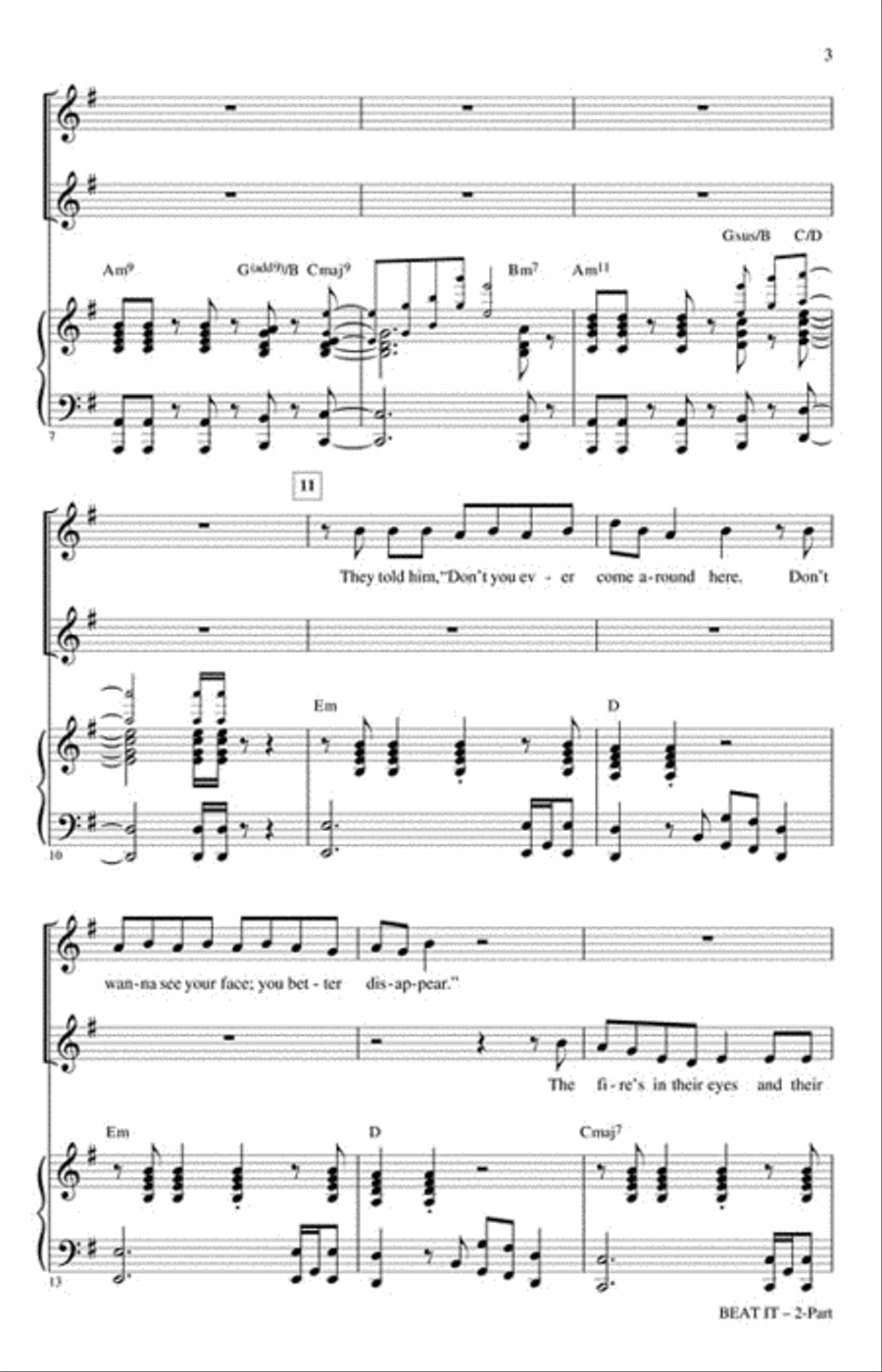 Beat It 2-Part scores gallery preview page 3