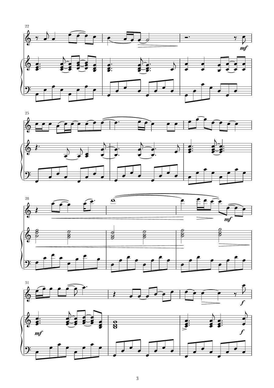 River River Flute Solo scores gallery preview page 3