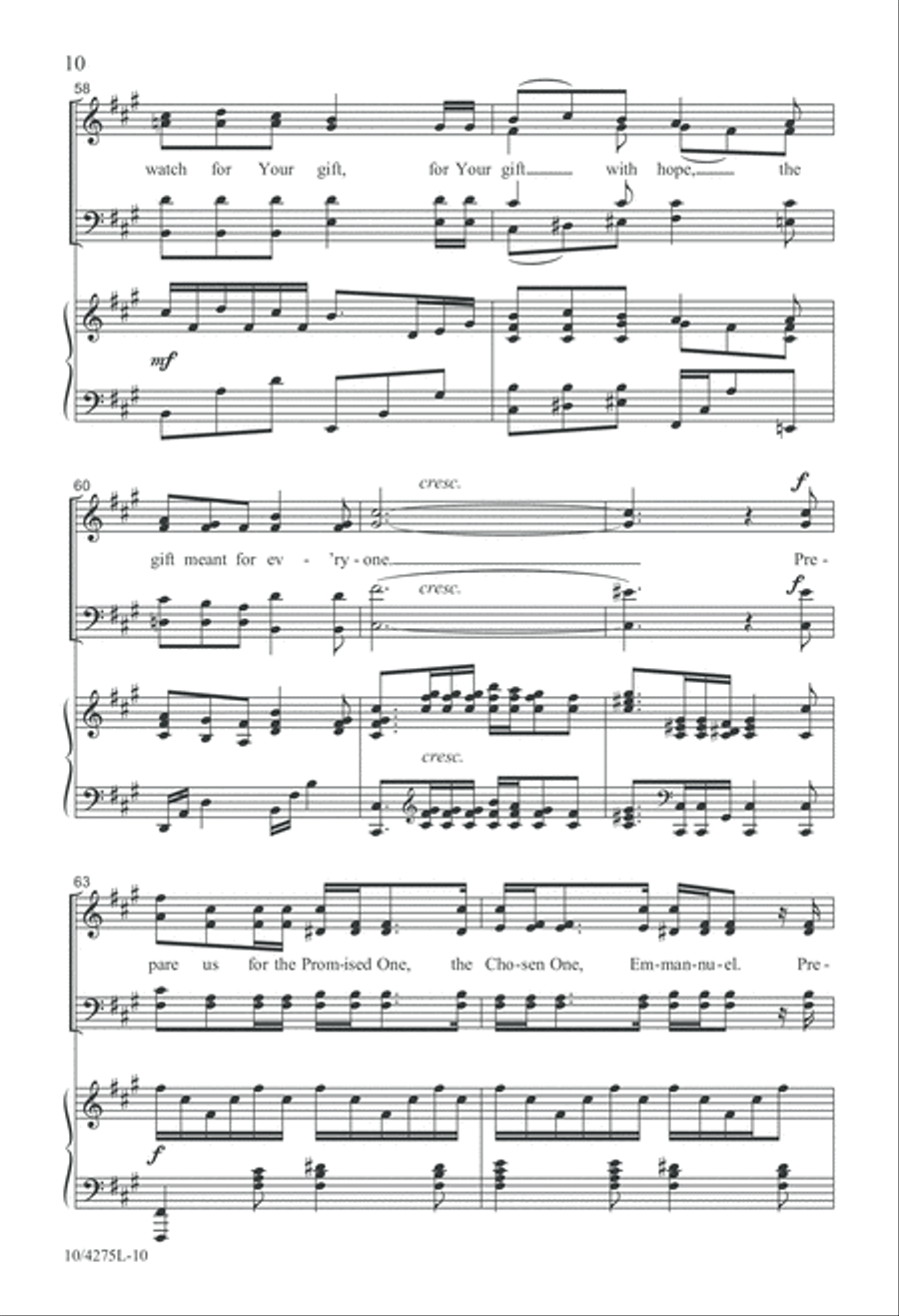 Awaken and Prepare Us Awaken and Prepare Us 4-Part scores gallery preview page 10