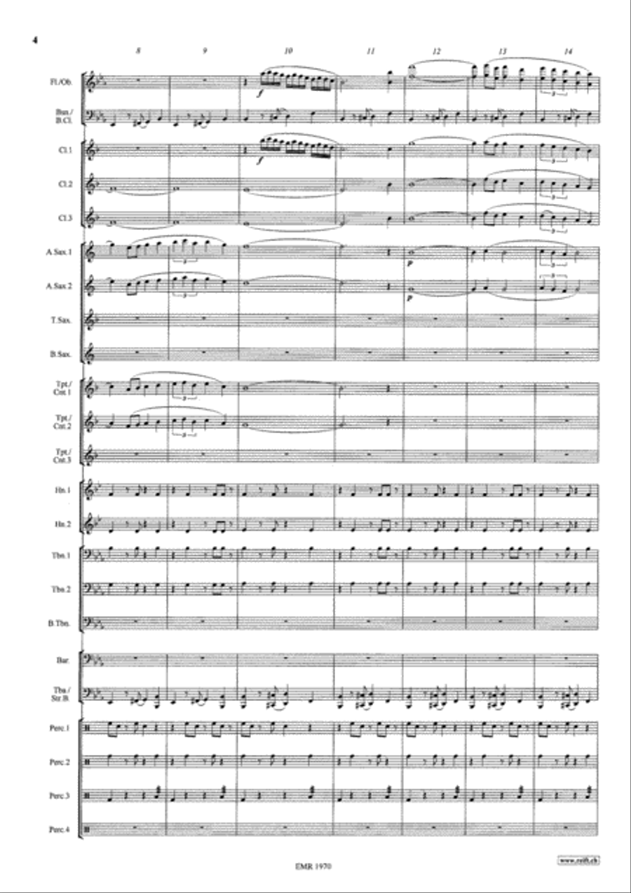 Latin Voyage Latin Voyage Concert Band scores gallery preview page 5