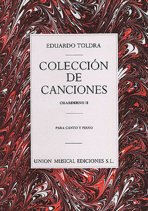 Book cover for Toldra: Coleccion De Canciones Cuarderno II