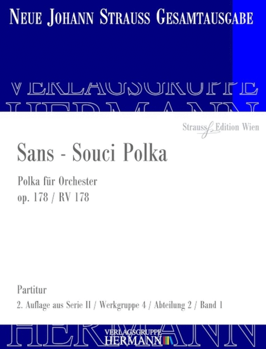 Sans - Souci Polka Op. 178 RV 178 Orchestra scores gallery preview page 1
