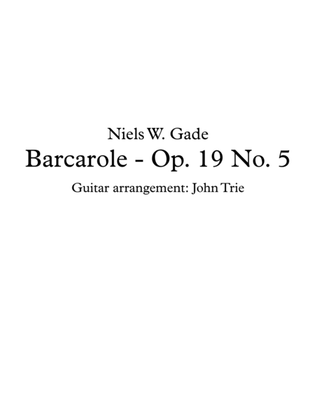 Barcarole - Op. 19 No. 5