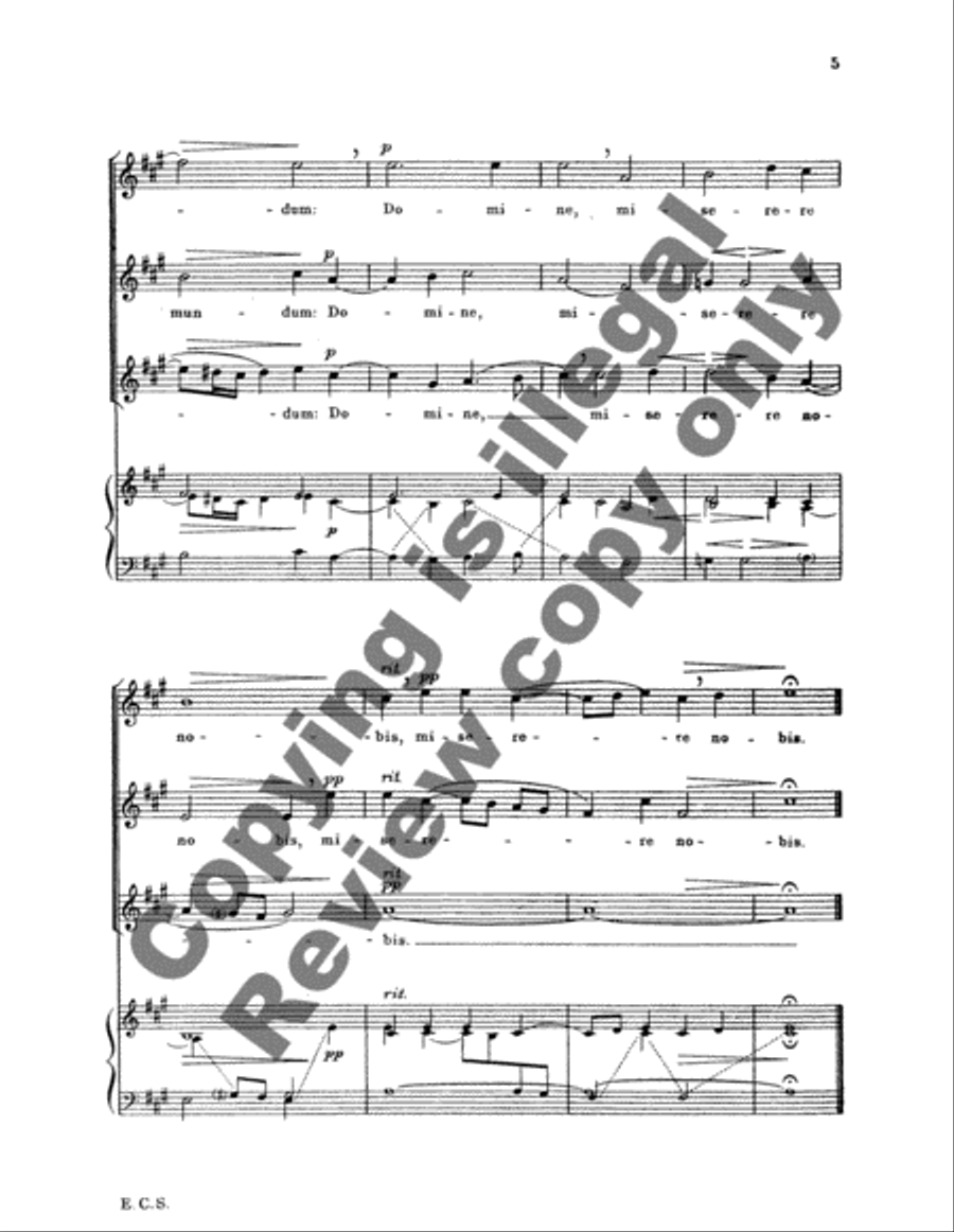Adoramus te, Christe Adoramus te, Christe A Cappella scores gallery preview page 4