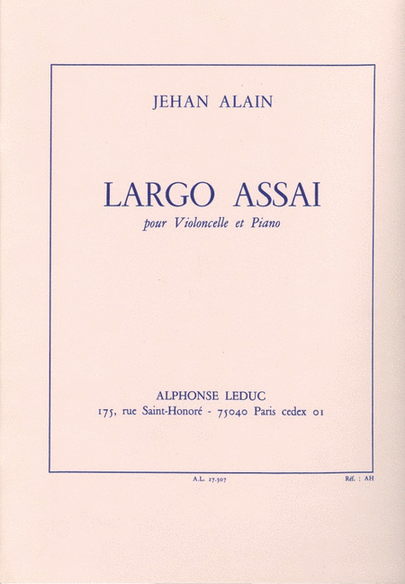 Largo Assai (cello & Piano)