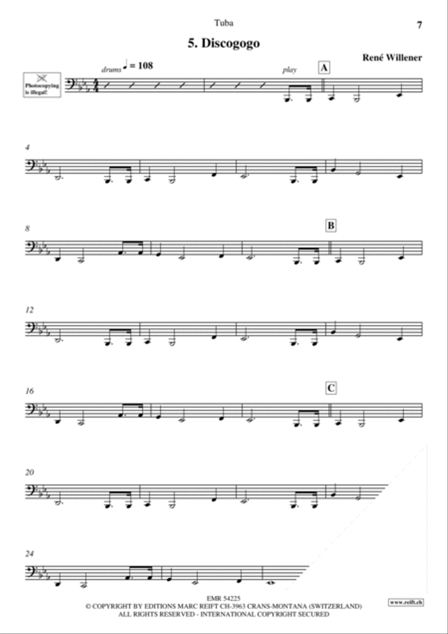 Happy Birthday Tuba - Sheet Music page 7