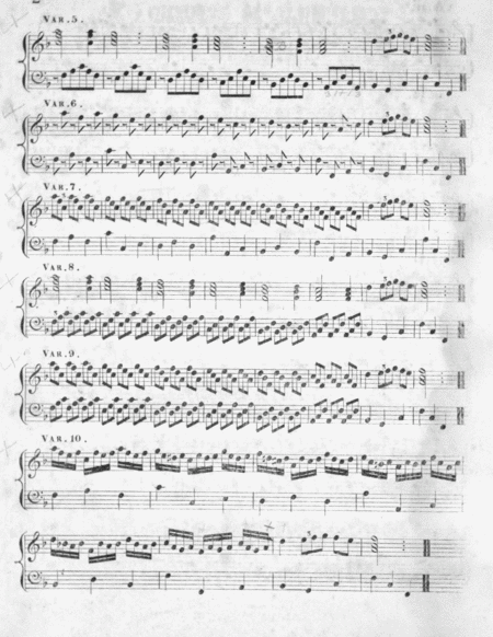 Purcell's Ground with Variations for the Piano Forte