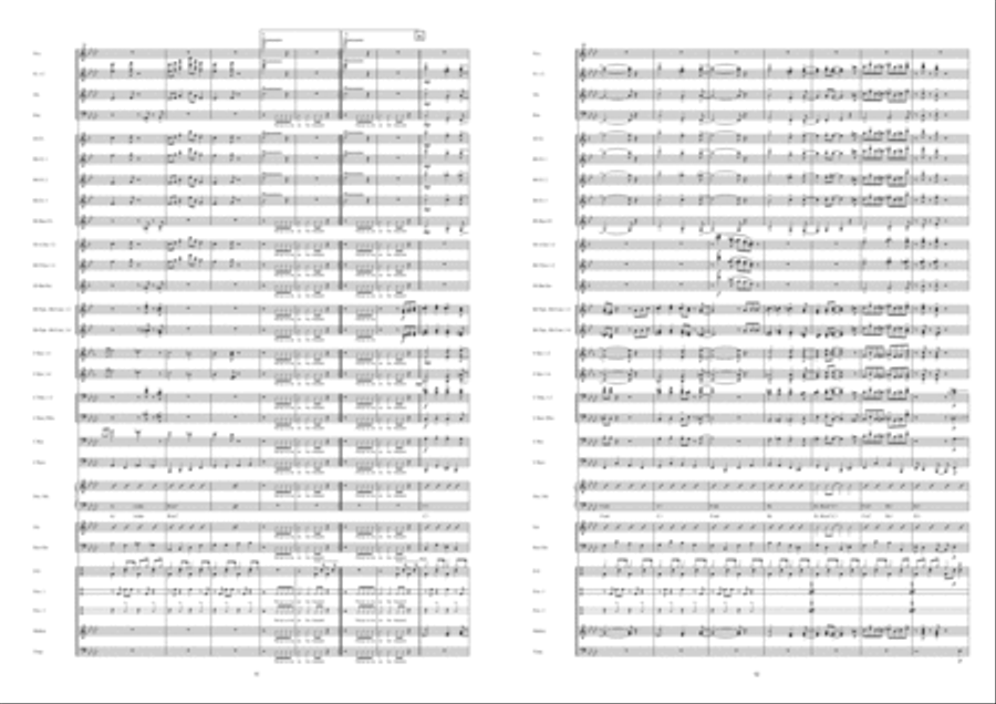 Tribute To Glenn Miller Concert Band scores gallery preview page 7