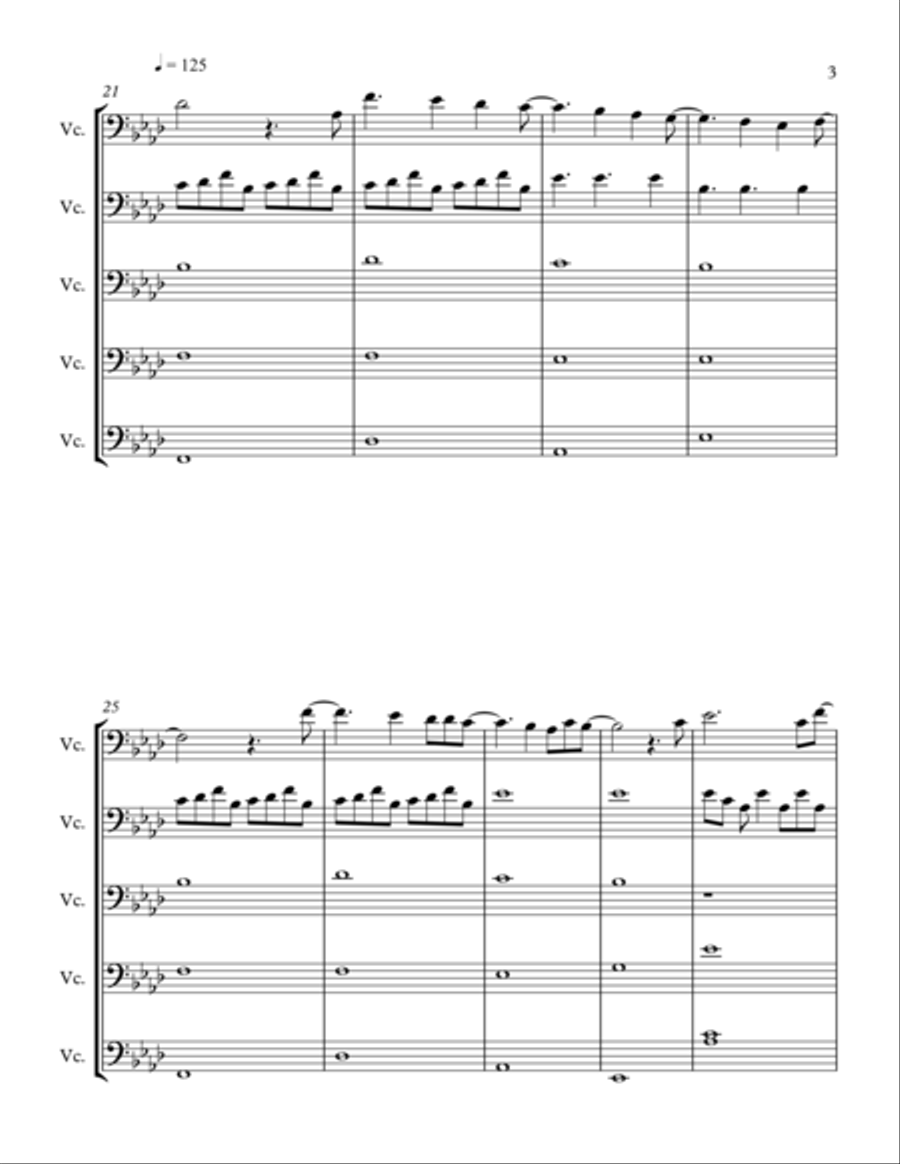 All Of Me String Trio scores gallery preview page 3