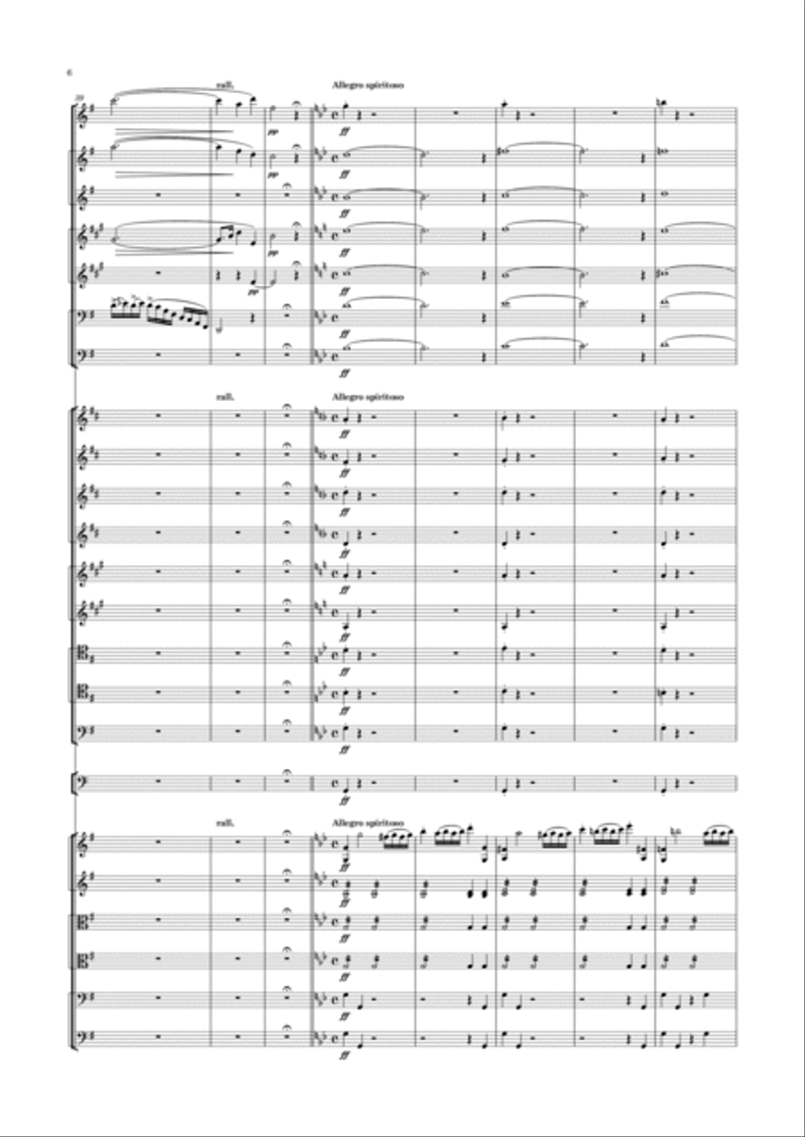 Cherubini - Concert Overture in G major Full Orchestra scores gallery preview page 6