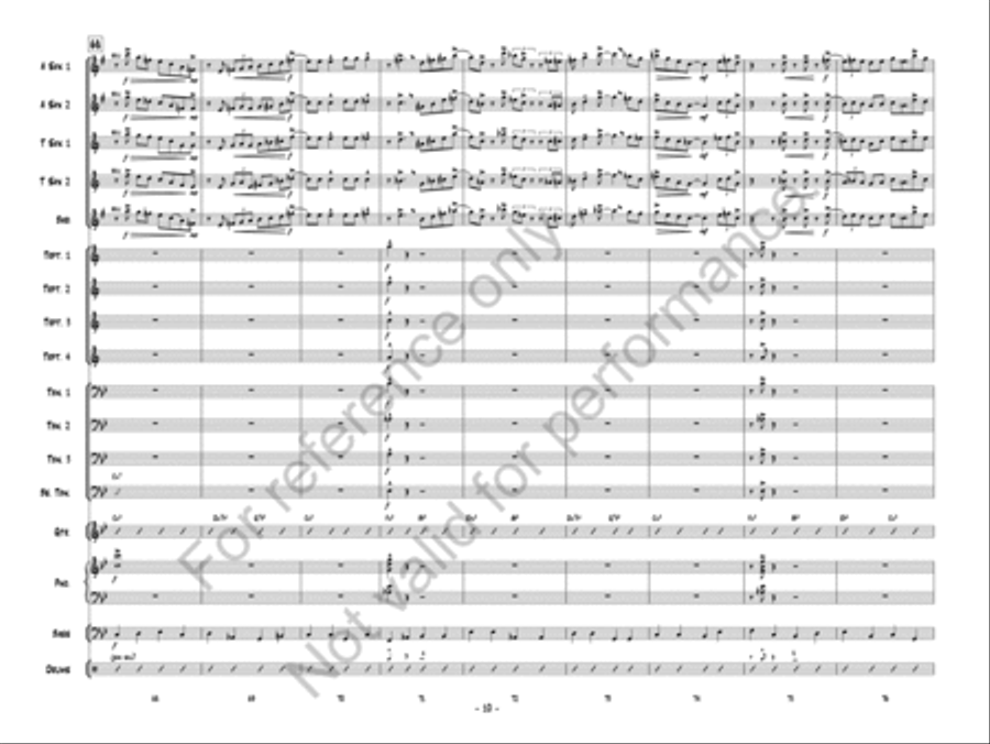 Low Bridge Low Bridge Jazz Ensemble scores gallery preview page 11