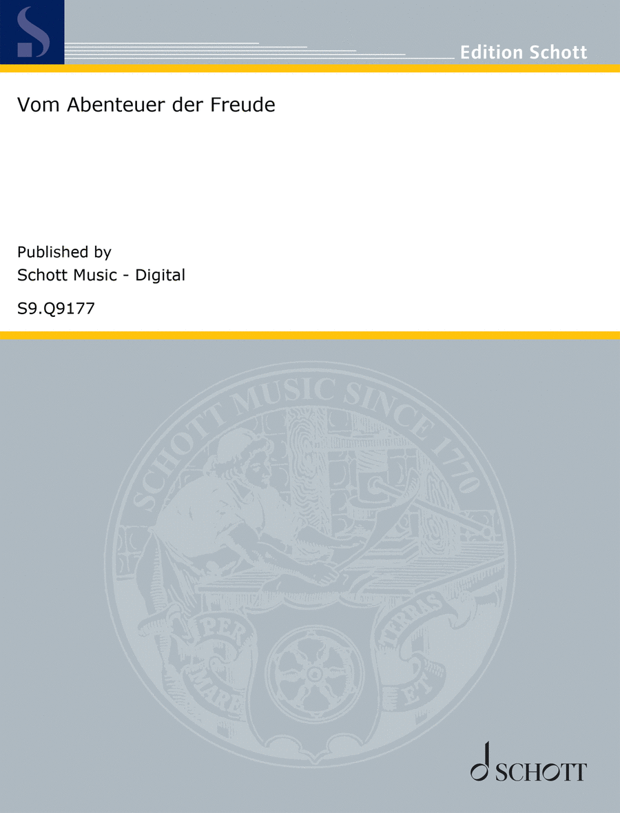 Vom Abenteuer der Freude Vom Abenteuer der Freude SSATBB scores gallery preview page 1