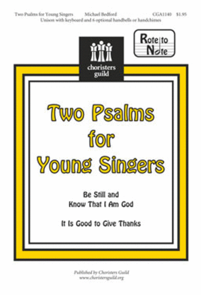 Two Psalms for Young Singers image number null