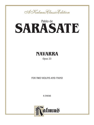 Book cover for Navarra, Op. 33
