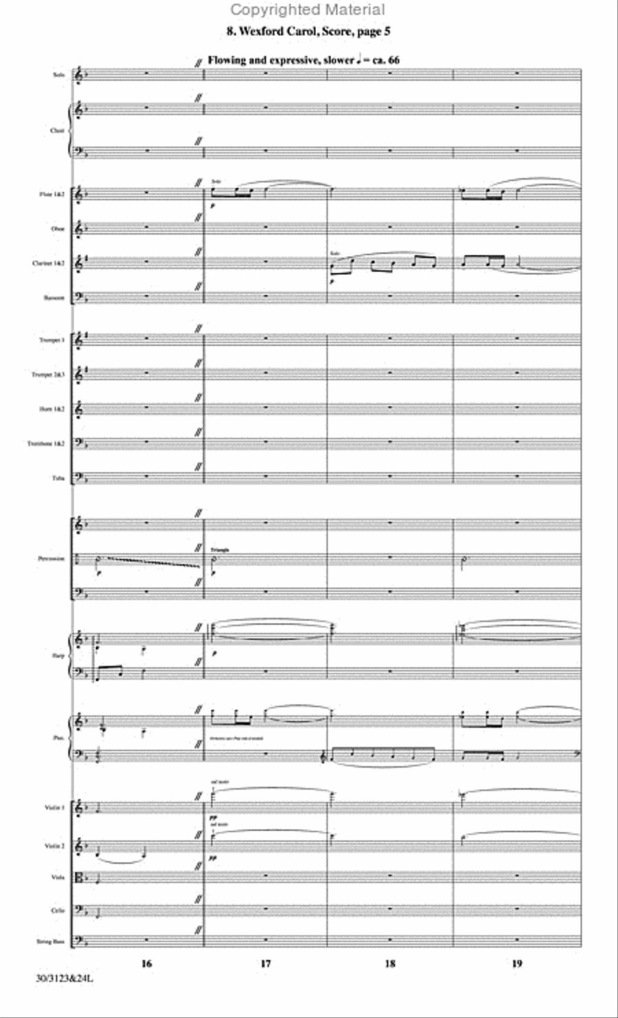 The Christmas Story - Set of Parts Choir scores gallery preview page 73